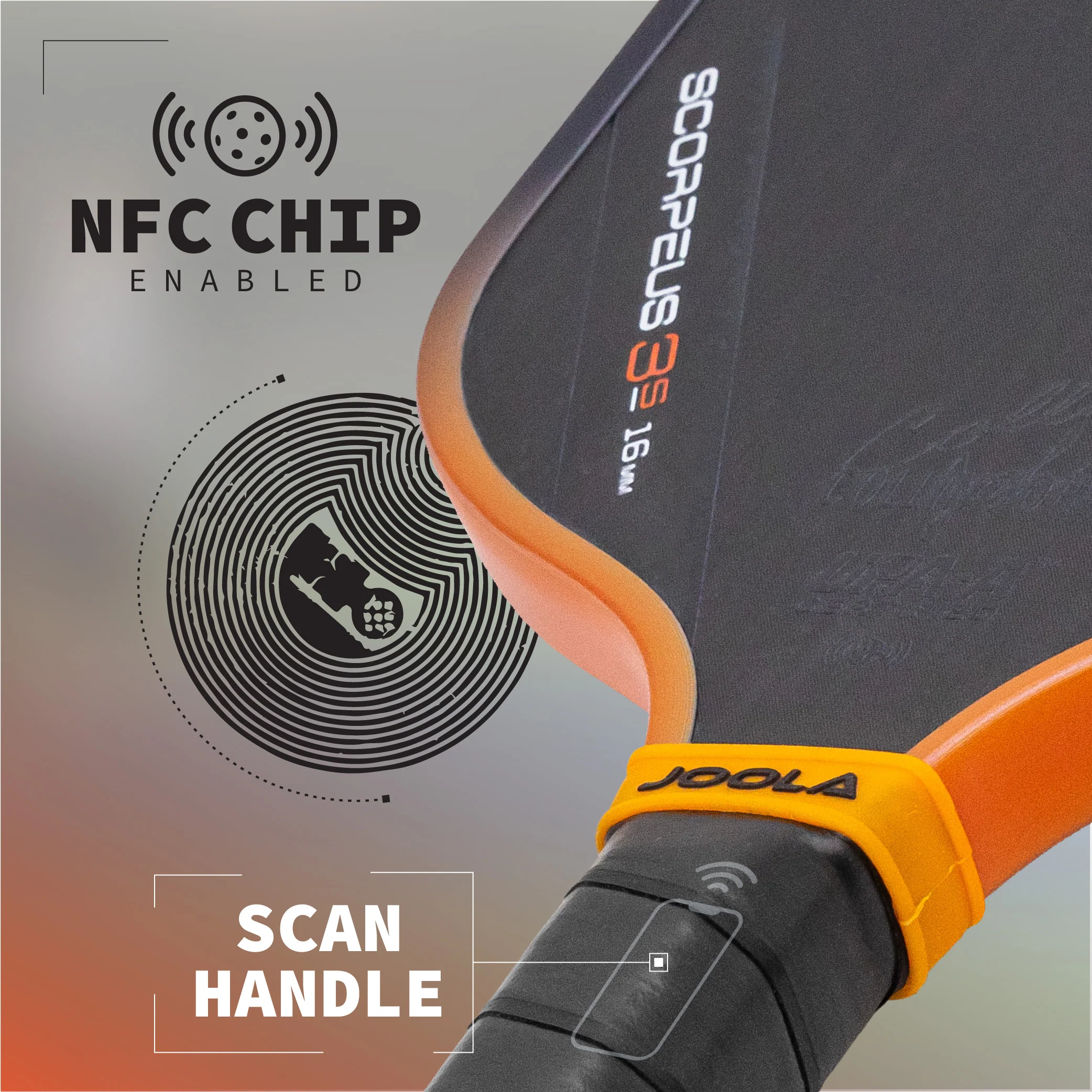JOOLA Collin Johns Scorpeus 3S 16mm Pickleball Paddle - Image 5